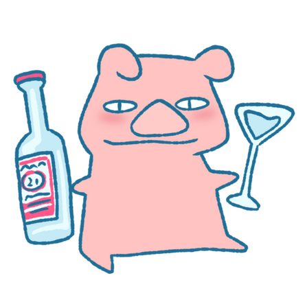 Vodka Pig You'll never guess what this pig is drinking